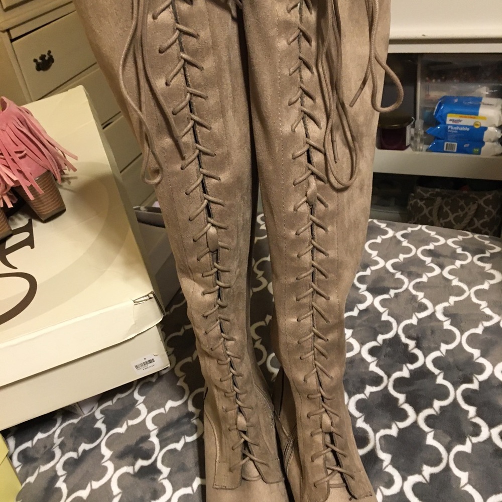 Lace up boots